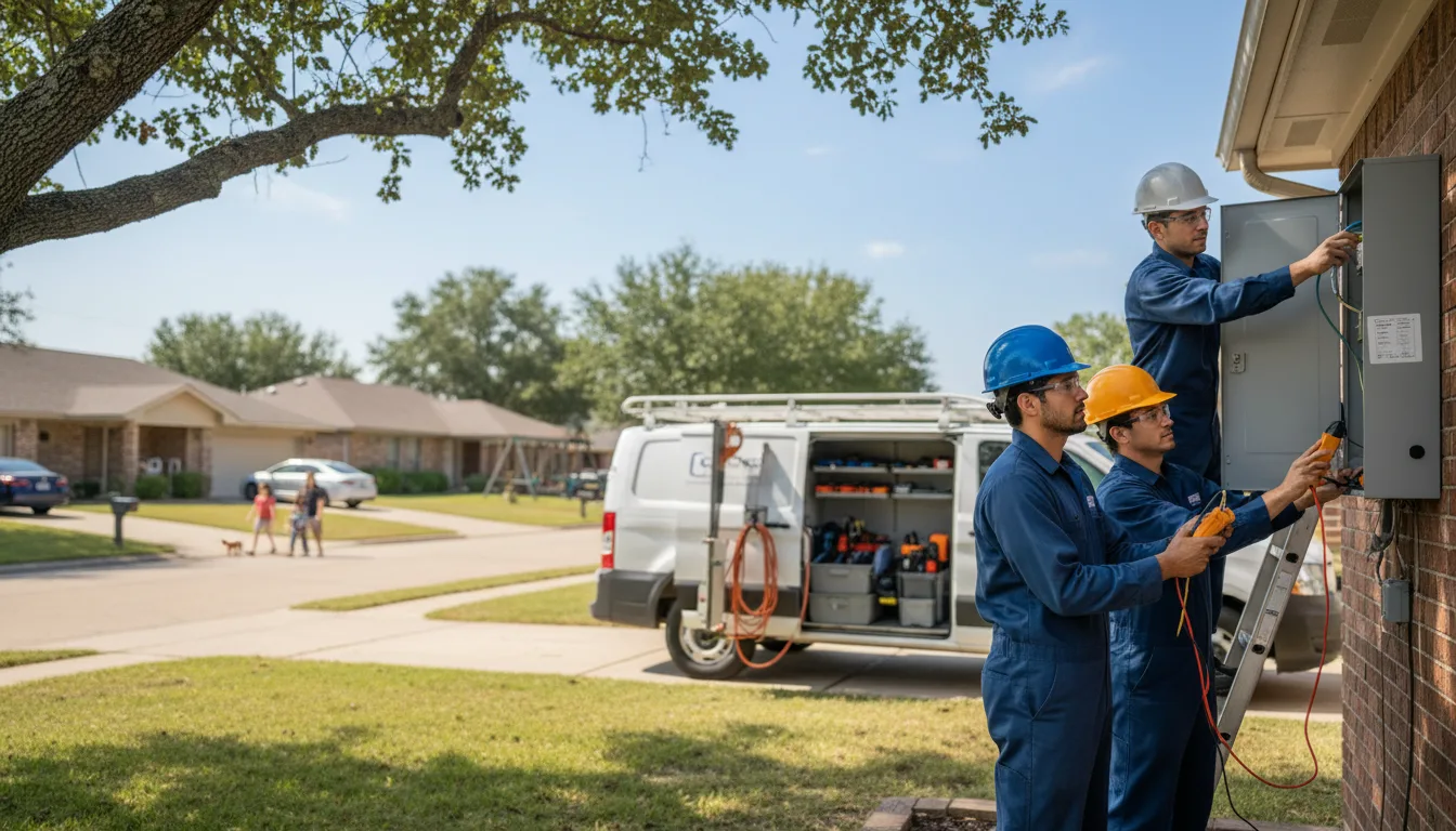 Certified electrician providing emergency electrical services in Blythedale, MO